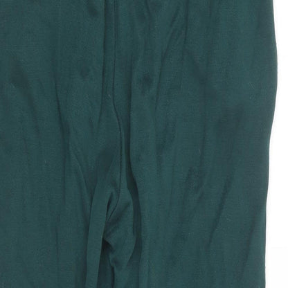 Womens UK Size 6 NEXT Regular Fit Jogger Green Trousers