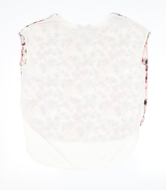 Womens UK Size 14 Dorothy Perkins Multicoloured Basic T-Shirt