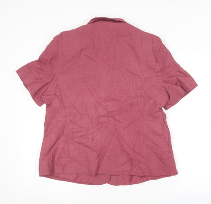 Kliss Collection Womens Pink   Jacket  Size 18