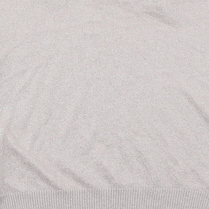River Island Girls Pink Crew Neck  Viscose Pullover Jumper Size 9-10 Years  Pullover
