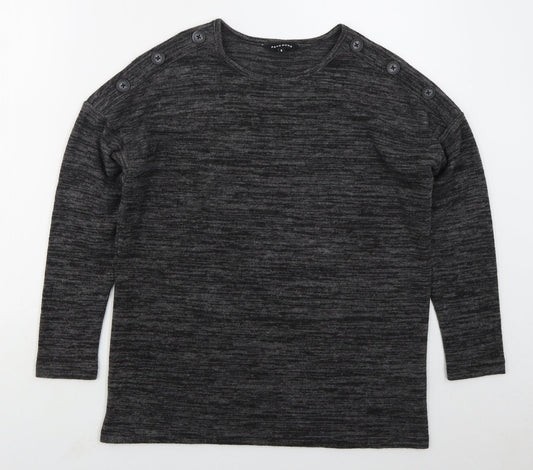 Womens UK Size 8 Peacocks Grey Pullover Jumper