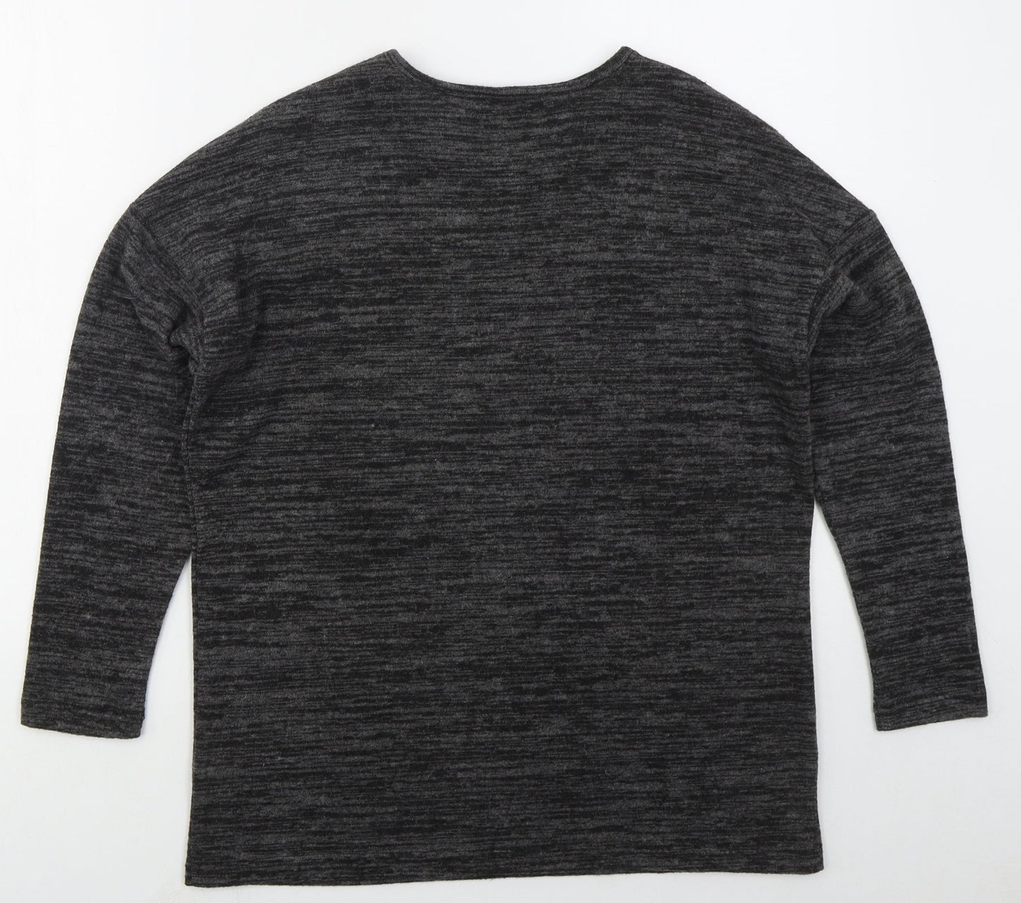 Womens UK Size 8 Peacocks Grey Pullover Jumper