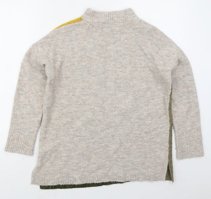 Womens UK Size 10 M&Co Beige Pullover Jumper