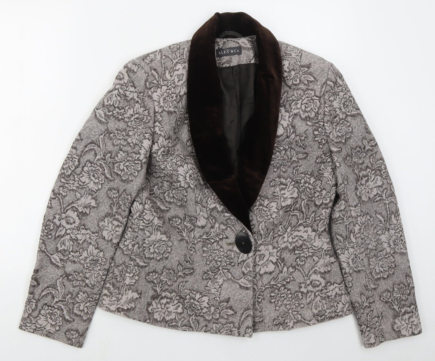 Womens UK Size 12 Alex & Co Brown Jacket