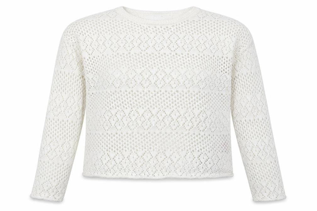 Womens UK Size 12 Primark White Pullover Jumper