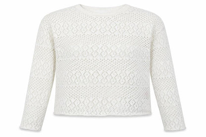 Womens UK Size 12 Primark White Pullover Jumper