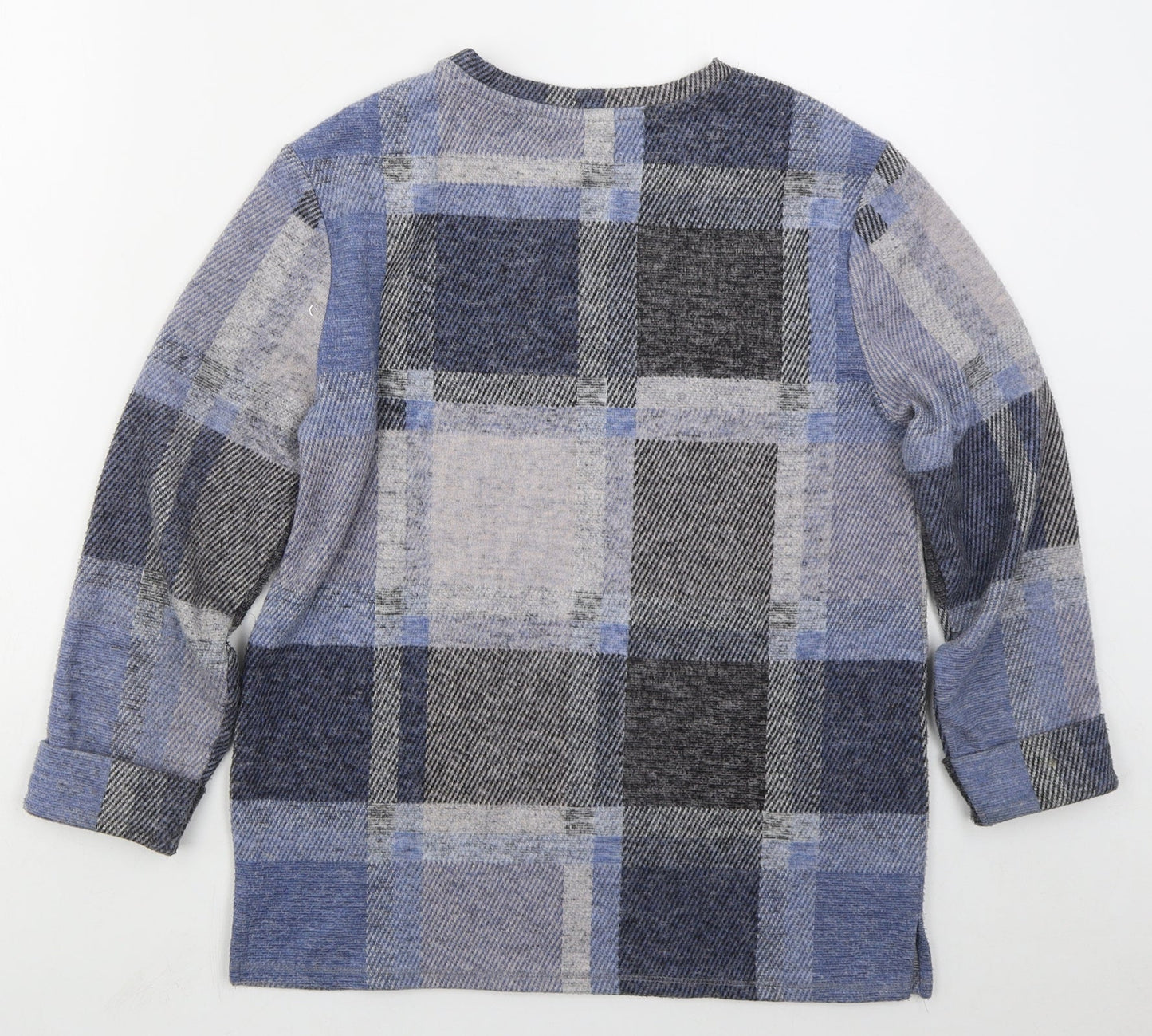 Womens UK Size 10 Marks and Spencer Blue Pullover Jumper