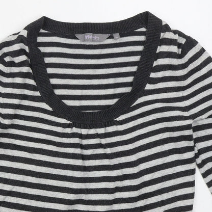 Womens UK Size 10 New Look Grey Pullover Jumper