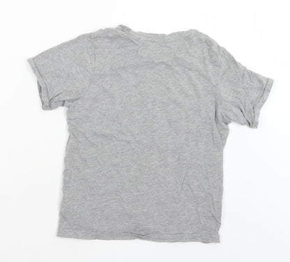 Produkt Boys Grey  Cotton Basic T-Shirt Size 11-12 Years Crew Neck  - San Francisco