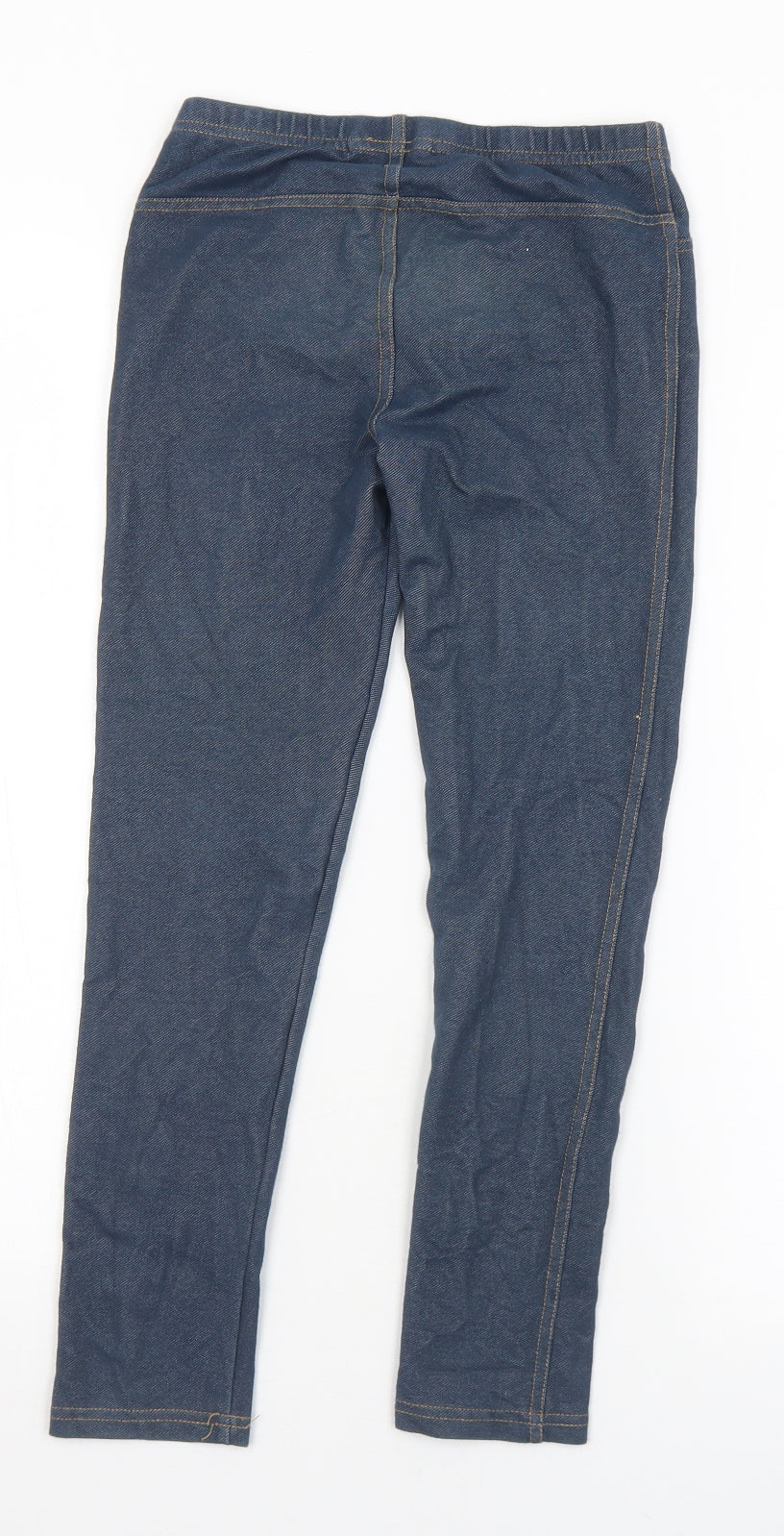 Primark Girls Blue  Polyester Jegging Jeans Size 9-10 Years  Regular