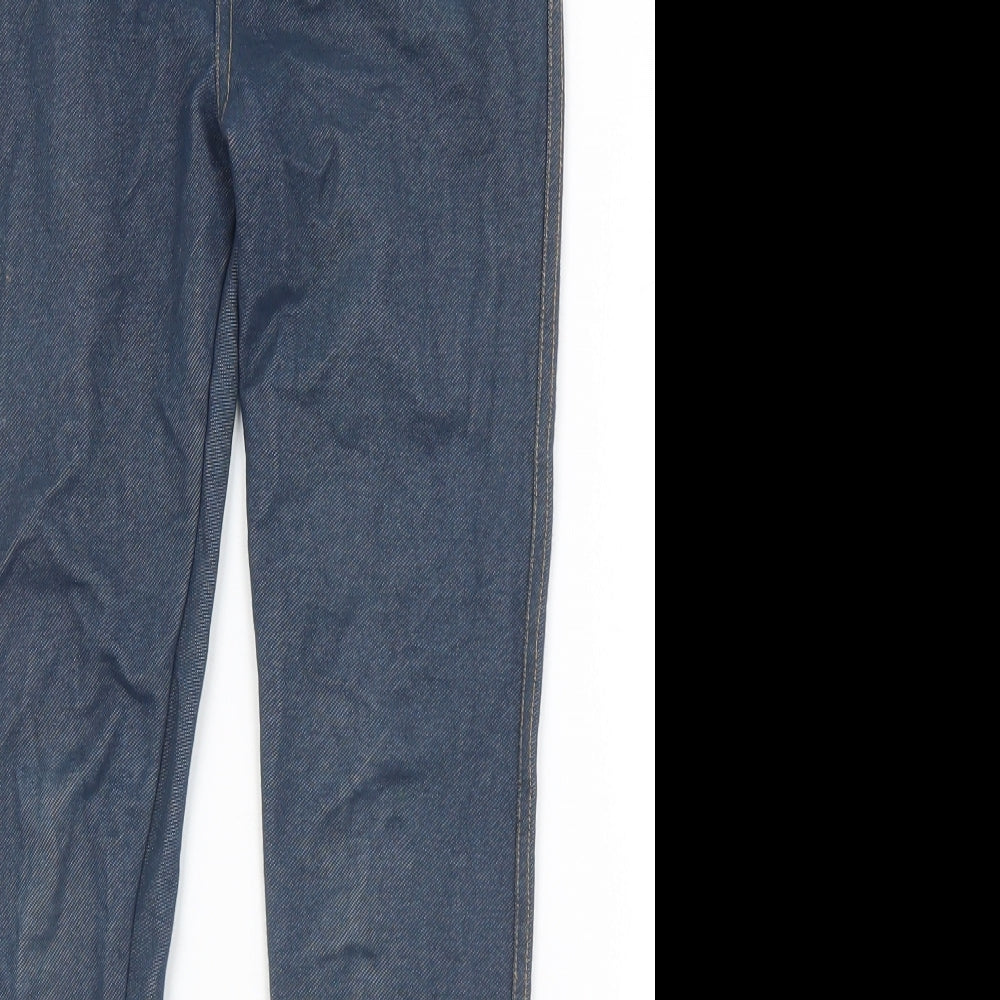 Primark Girls Blue  Polyester Jegging Jeans Size 9-10 Years  Regular