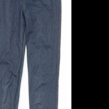 Primark Girls Blue  Polyester Jegging Jeans Size 9-10 Years  Regular