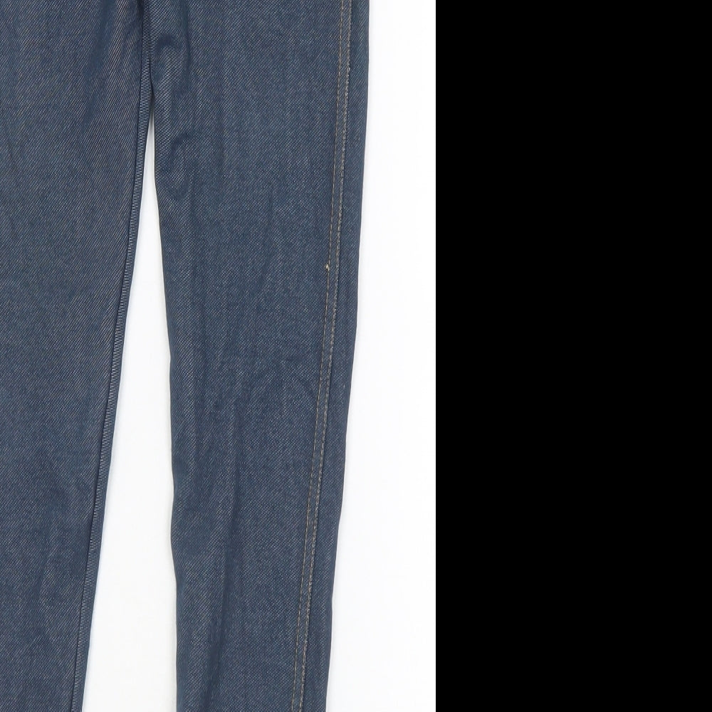 Primark Girls Blue  Polyester Jegging Jeans Size 9-10 Years  Regular