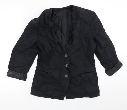 Womens UK Size 10 St Michael Black Jacket