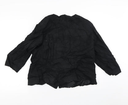 Damart Womens Black   Jacket Blazer Size 18