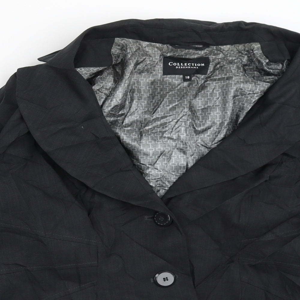 Womens UK Size 18 Debenhams Black Jacket