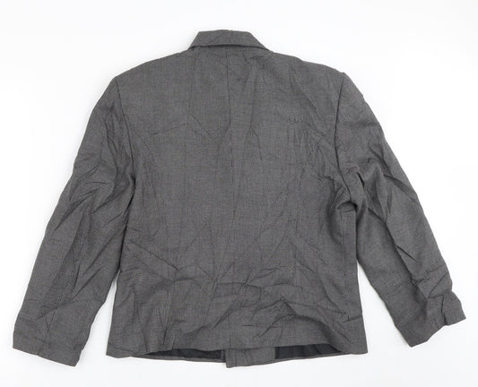 Womens UK Size M Preworn Grey Jacket