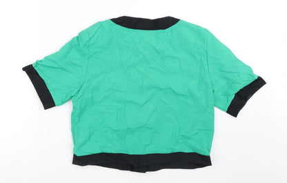 Womens UK Size 14 Preworn Green Jacket
