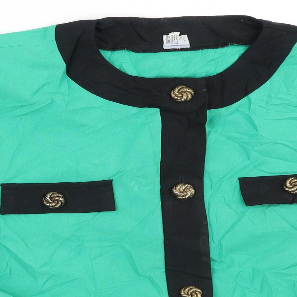 Womens UK Size 14 Preworn Green Jacket