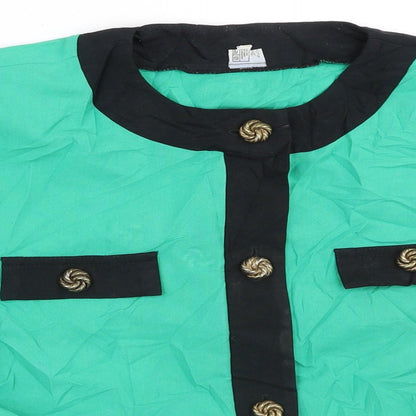 Womens UK Size 14 Preworn Green Jacket