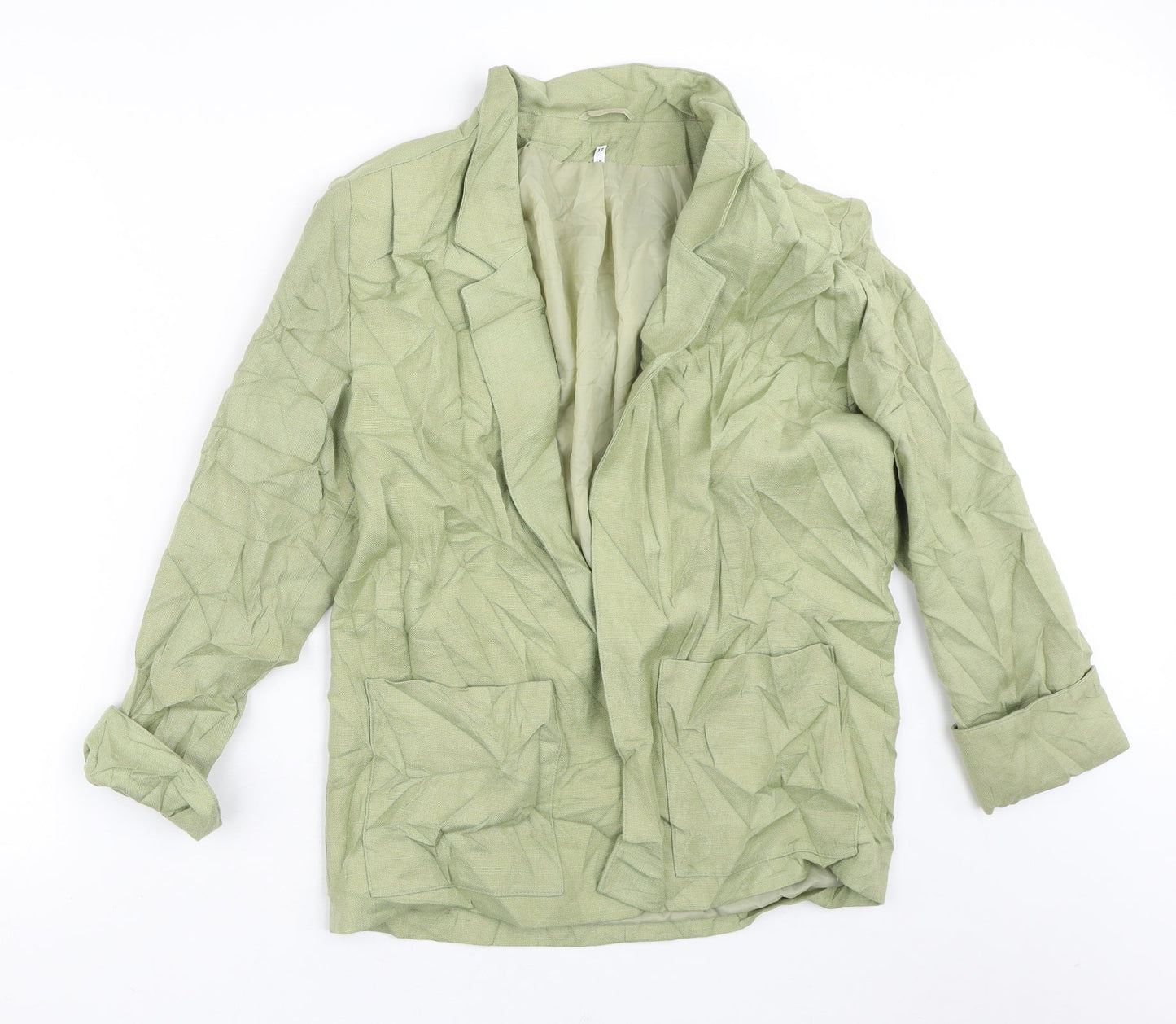 Preworn Womens Green   Jacket Blazer Size 12