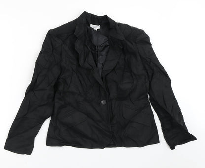 Womens UK Size 14 Debenhams Black Jacket