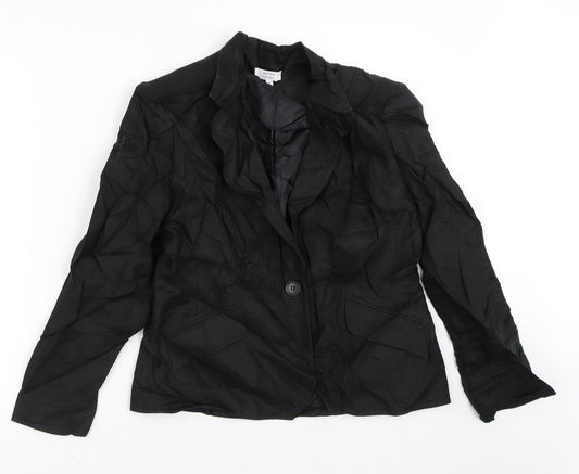 Womens UK Size 14 Debenhams Black Jacket