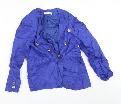 Hardor Womens Purple   Jacket Blazer Size 8