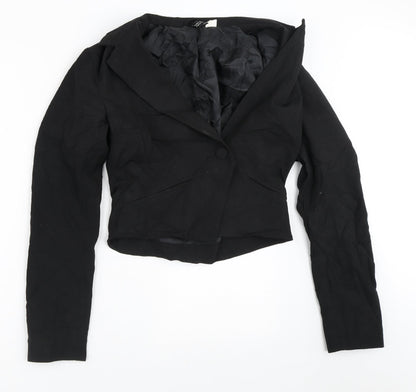 Divided Womens Black   Jacket Blazer Size S