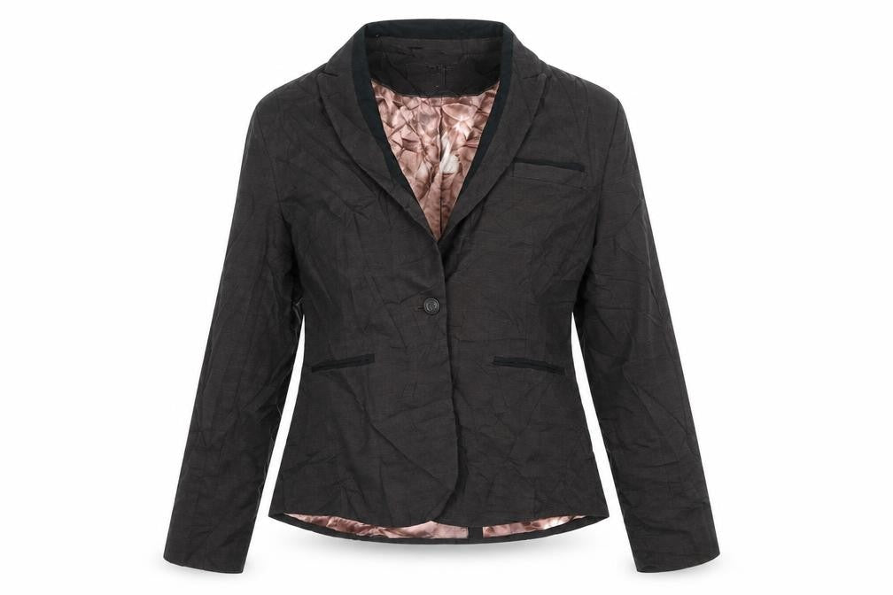 Next Womens Brown Plaid  Jacket Blazer Size 14   - Slim fit