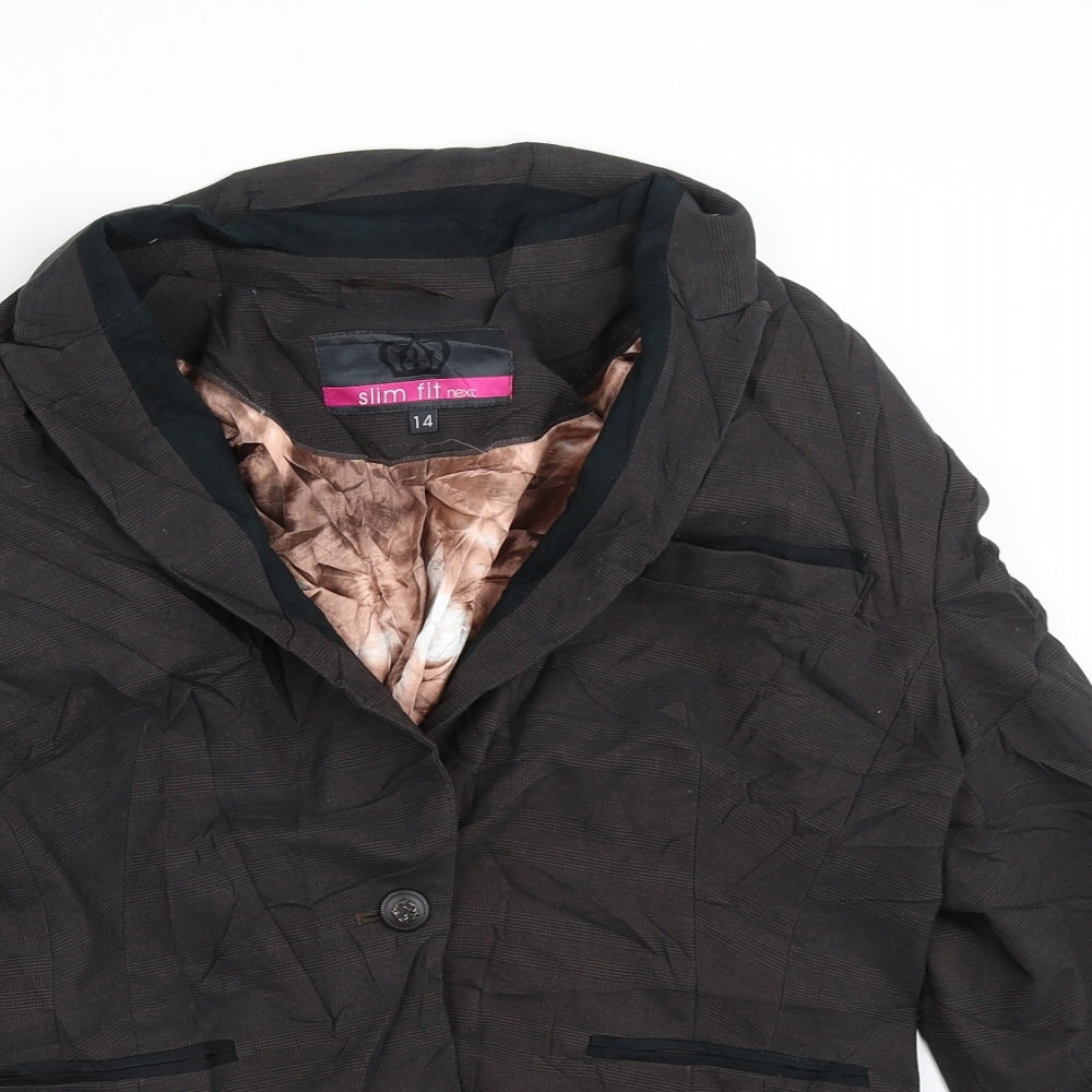 Womens UK Size 14 NEXT Brown Jacket
