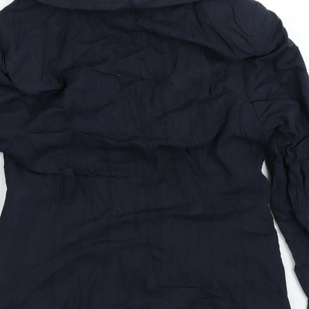 NEXT` Womens Black Striped  Jacket Blazer Size 12