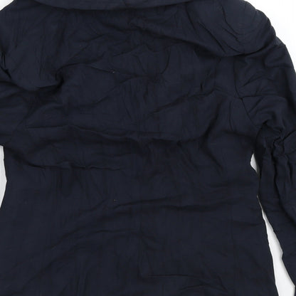 NEXT` Womens Black Striped  Jacket Blazer Size 12