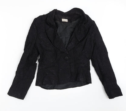 Womens UK Size 10 BHS Black Jacket