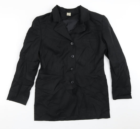 Womens UK Size 12 Preworn Black Jacket