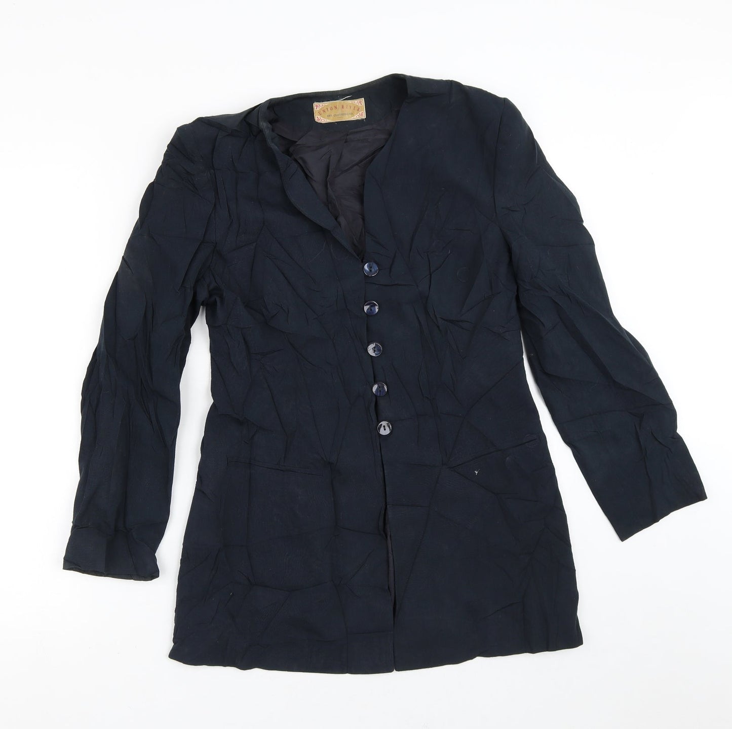 Union River Womens Black   Jacket Blazer Size 8