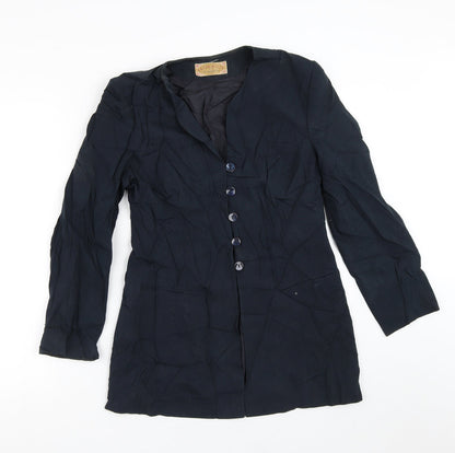 Union River Womens Black   Jacket Blazer Size 8