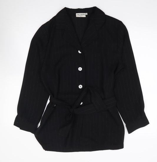 Womens UK Size 12 Anne Brooks Black Jacket