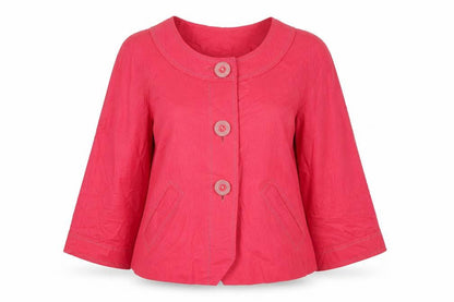 Marks & Spencer Womens Pink   Jacket  Size 8  Button