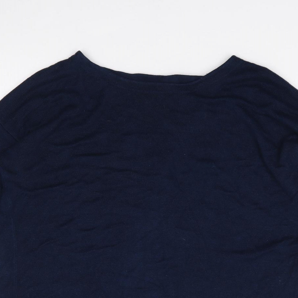 Womens UK Size S Oasis Blue Pullover Jumper