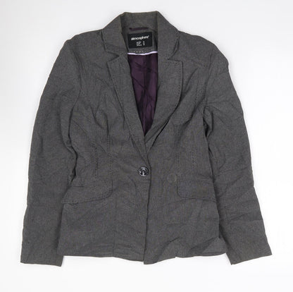 Primark Womens Black  Polyester Jacket Suit Jacket Size 10