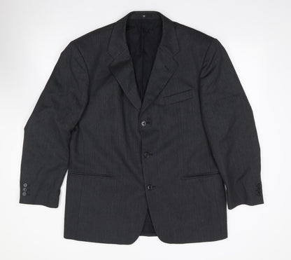 Mens UK Size 42 Ciro Citterio Regular Grey Suit Jacket