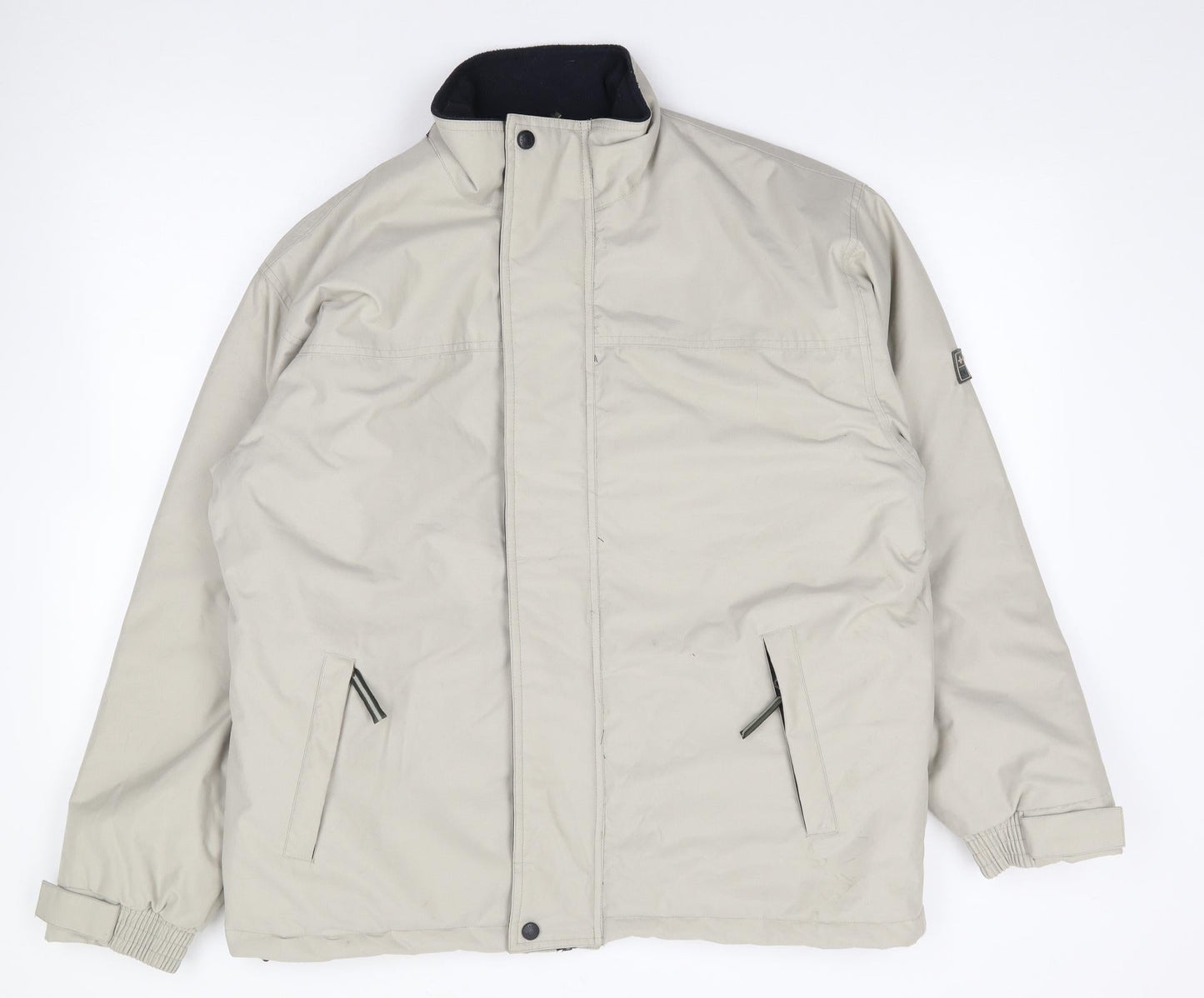 Mens UK Size M Cedarwood State Beige Rain Coat