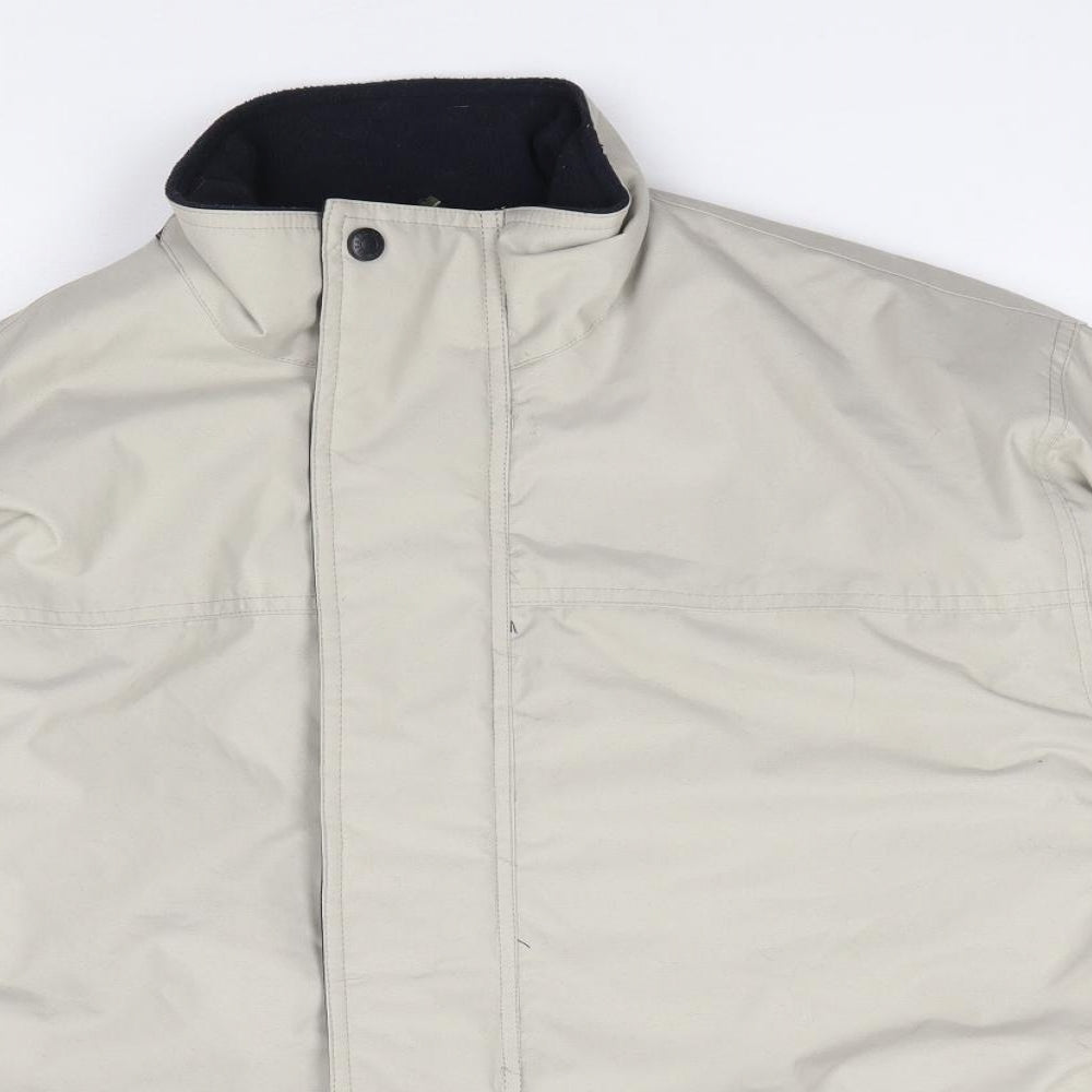 Mens UK Size M Cedarwood State Beige Rain Coat