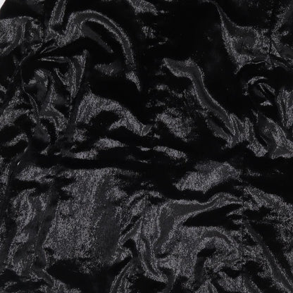 H&M  Womens Black  Polyester Jacket Suit Jacket Size 8