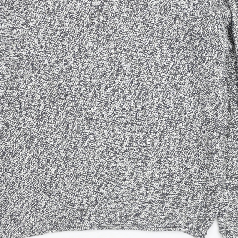 Cedar Wood State Mens Blue Round Neck  Cotton Pullover Jumper Size M