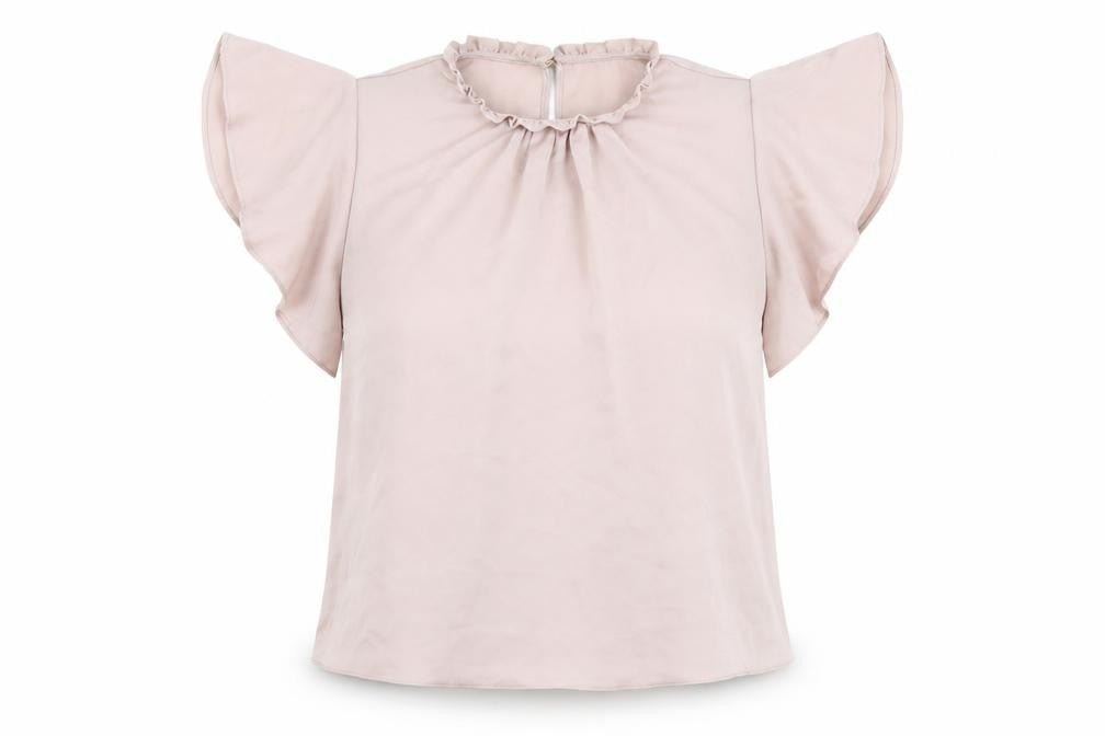 Womens UK Size M Preworn Pink Basic Blouse