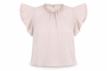 Womens UK Size M Preworn Pink Basic Blouse
