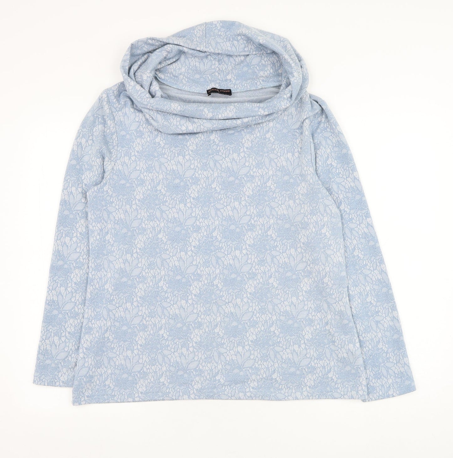 Womens UK Size L Anna Rose Blue Pullover Jumper