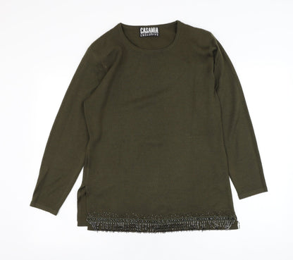 Womens UK Size M Casamia Exclusive Green Pullover Jumper